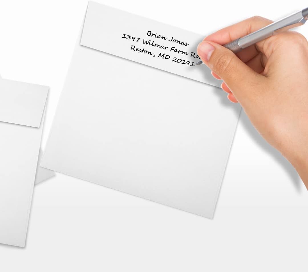 LUXPaper Square Invitation Envelopes | Peel & Press | 6" x 6" | Bright White | 80lb. Text | 500 Qty