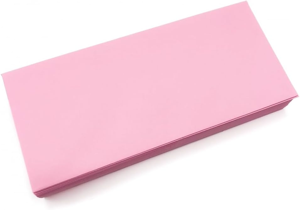Limited Papers (TM) No. 10 Regular Standard Mailing Envelope - Pastel - Soft - 24 Pound (4.8 inch x 9.5 inch) - Announcement, Invoices, Checks, Letters, Contracts, Business Envelopes (Pink, 2500)