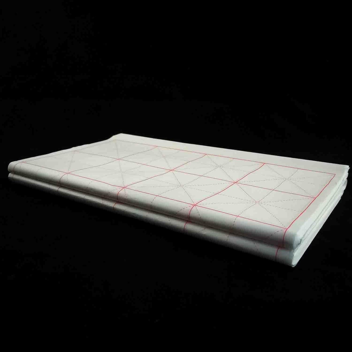 KYMY Chinese Japanese Calligraphy Paper with Grids, Sumi Paper/Rice Paper for Writing Painting Practice Students Beginning, Chinese Brush Ink Xuan Paper 100 Sheets (9 cm(3.54") /Grid)