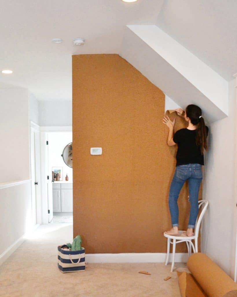 Manton Cork Premium Cork Roll - 4' x 4' x 1/4", 100% Natural Facing Grade Material for Bulletin Boards, Decorative Photo and Message Push Pin Displays - Perfect for Home, School, and Office