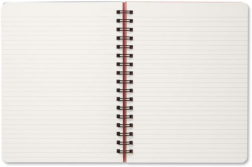 Compendium Spiral Notebook - Good Things Start Here — A Designer Spiral Notebook with 192 Lined Pages, College Ruled, 7.0”W x 9.25”H