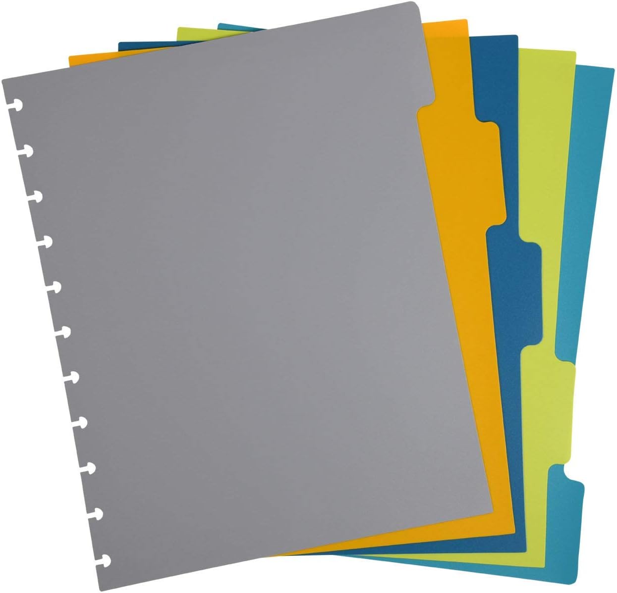 Talia Discbound Notebooks, Planner, Customizable, (BBQ Mustard, Letter (8.5in x 11in))