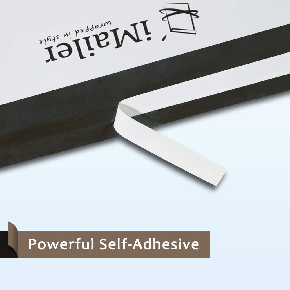 100 Count - 12 x 15.5 inch, Poly Mailer Black Gingham Plaid Package Envelope, Mailing Shipping Bags with Self Seal Strip