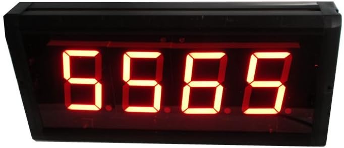 AZOOU 3-inch High Character LED Counter Digital Countdown/up Three Buttons Red Color