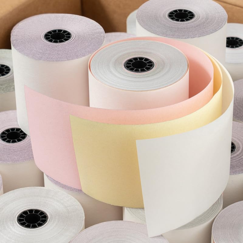 3' x 65' 3-ply Carbonless, 10 Rolls - Compatible with Star SP700, SP200, SP300, Epson M119, TM-U200, TM-U300 Series
