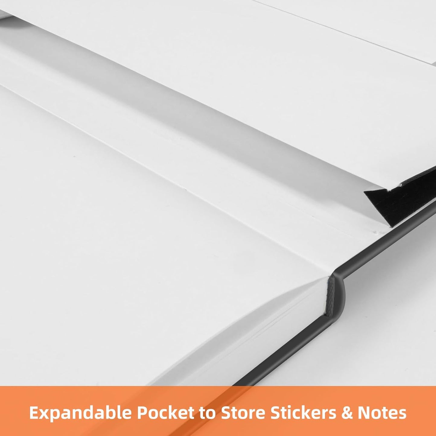 BOSSAND Lined Journal Notebooks, 6 Pack A5 Journals for Writing, 200 Pages 100 GSM Thick College Ruled Paper, Hardcover, 8.25 inches x 5.75 inches, Black