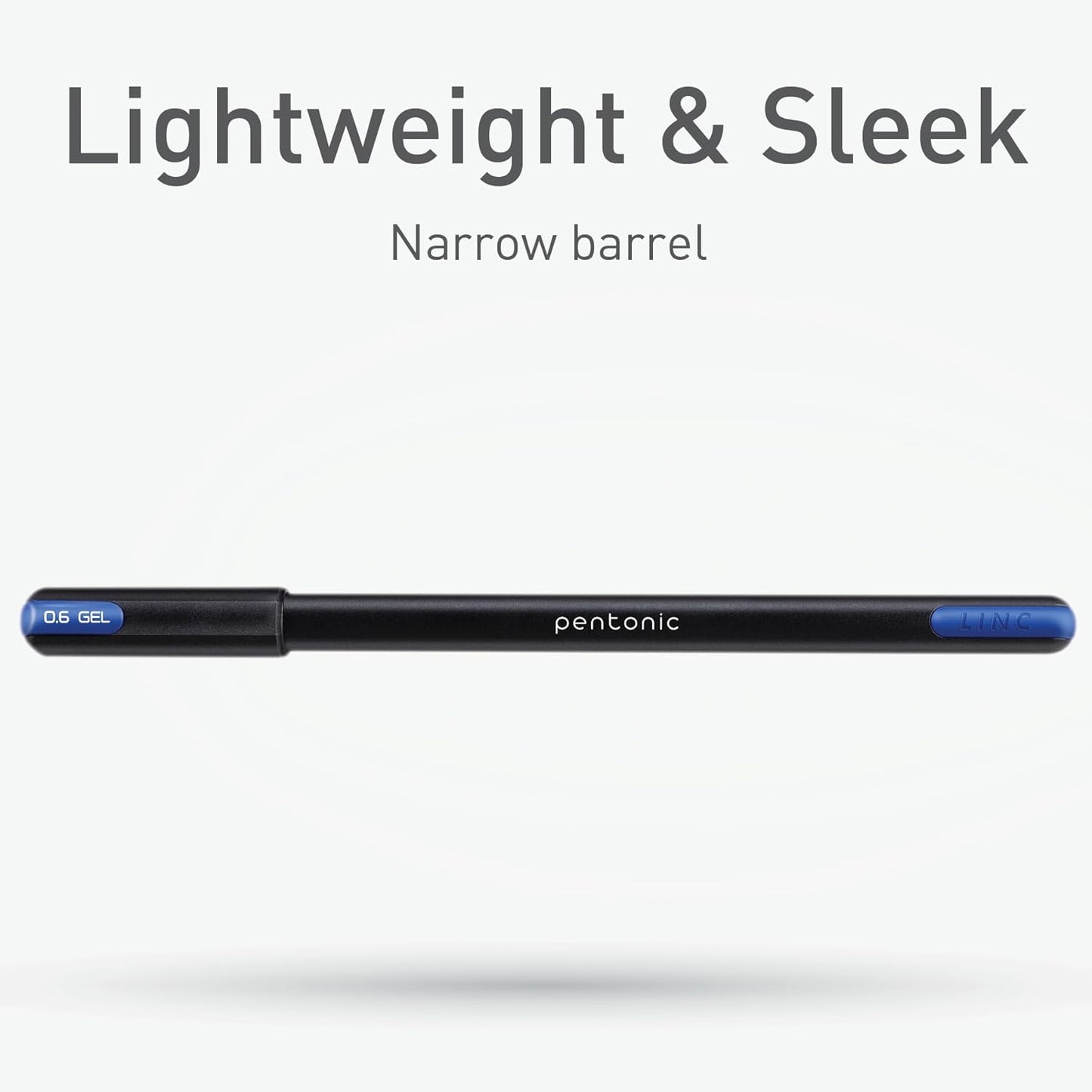 Pentonic Gel Pens, 36 Count, 36 Assorted Colors (Assorted Color, Neon, Pastel & Glitter), Medium & Fine Point, Smooth Writing For Journaling (1002358)