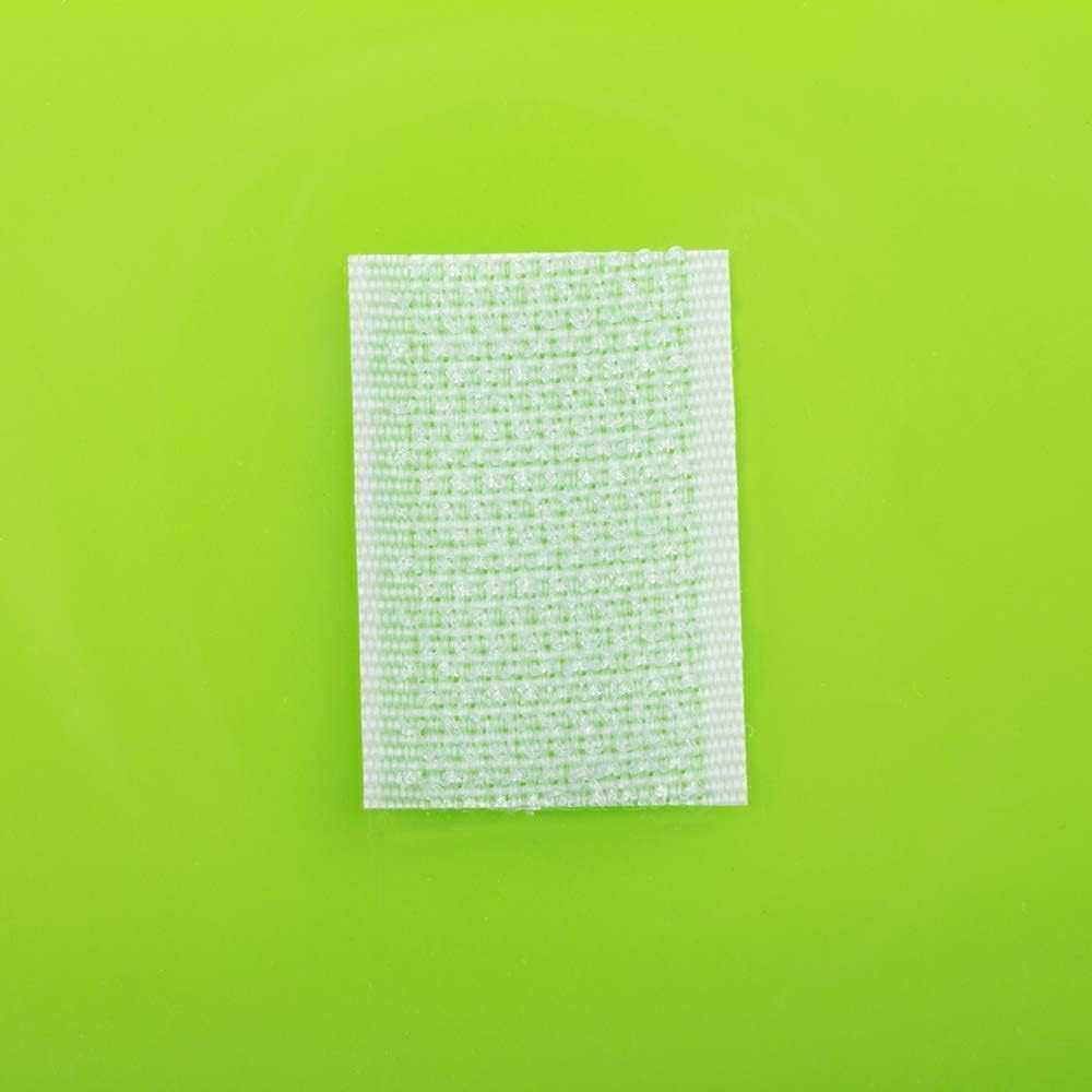 JAM PAPER Plastic Envelopes with Hook & Loop Closure - Index - 5 1/2 x 7 1/2 - Lime Green - 12/Pack