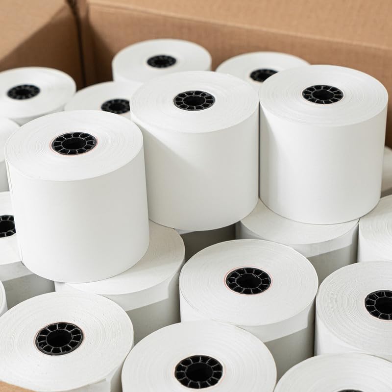 2 5/16” x 400’ Thermal, 12 Rolls. Compatible with Pay At The Pump Printers, Wayne Gas Pumps, Axiohm TPSK Kiosk Printers, Ithaca Peripherals iTherm 280, and More