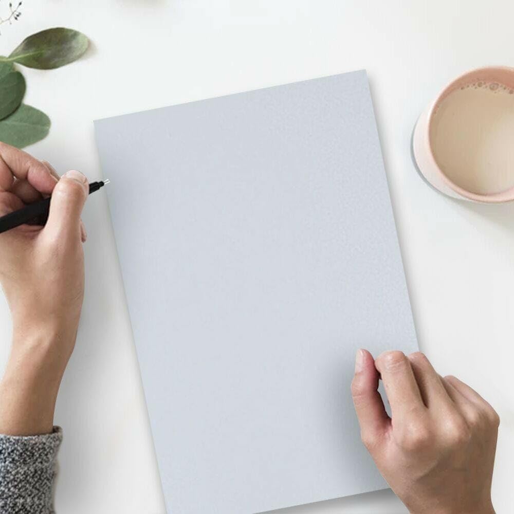 LUXPaper 8.5" x 14" Paper | Legal Size | Baby Blue | 80lb. Text | 50 Qty