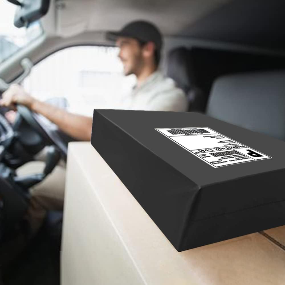 POLYSELLS 25 pcs 24x24 Inches Black Poly Mailers Shipping Envelopes, Strong Adhesive Sealing, Waterproof, and Tear-resistant Postal Mailing Bags for Clothing, Books, and Accessories