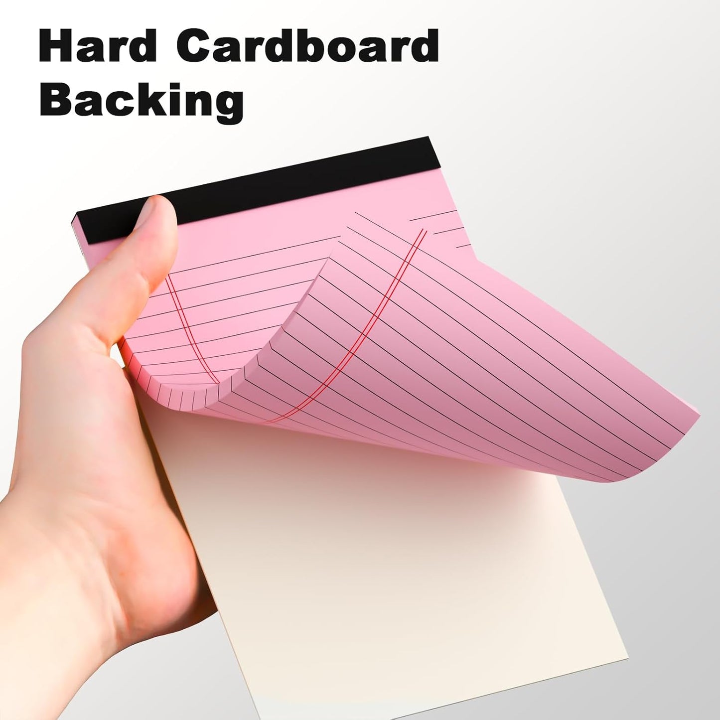 5pcs Colored Note Pads 5x8 College Ruled Small Legal Pads Paper Notepads 5 Pack Study Back Writing Pads 5 x 8 Paper Pads Perforated Narrow Ruled Pads of Paper 30 Sheets/Pack