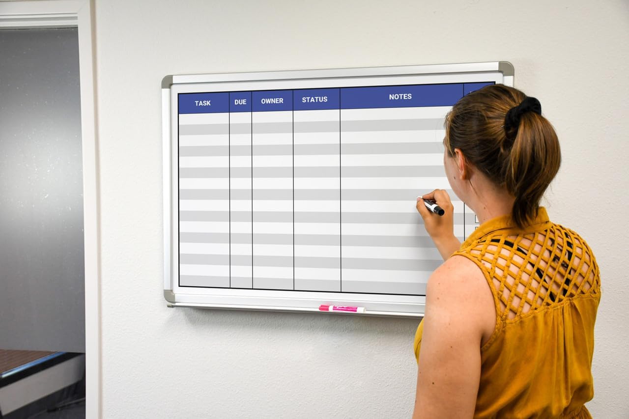 Task List Whiteboard 36" x 24"