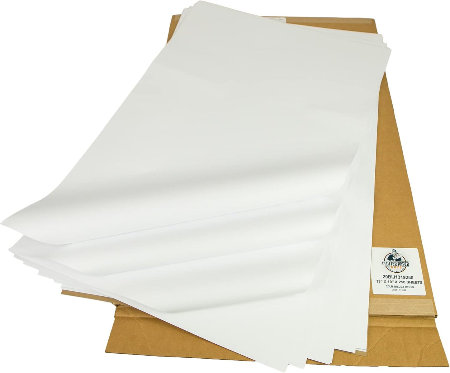 20lb Uncoated Inkjet Bond Paper, 13" x 19", 250 sheets per pack
