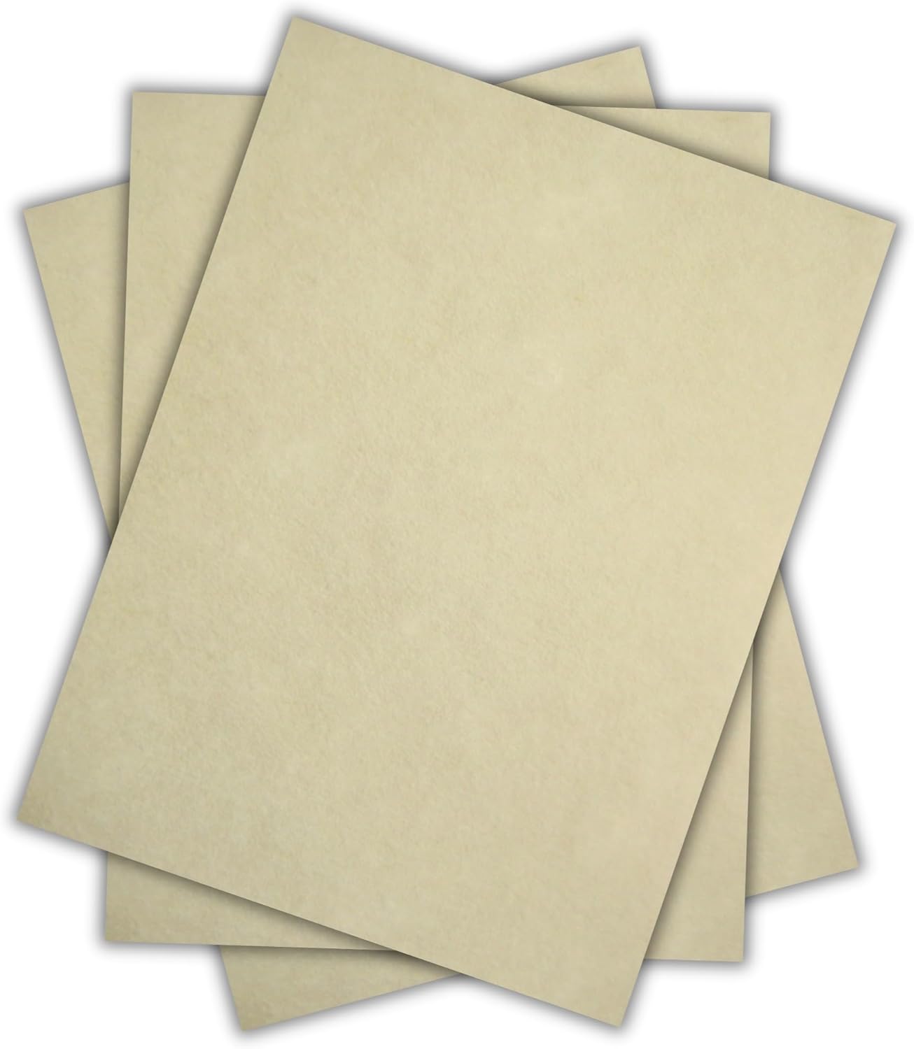ThunderBolt Paper - 100 Natural Parchment 65lb Cover Cardstock Paper, 8.5x14 Inches, Legal/Menu Size, Printable Old Parchment Look