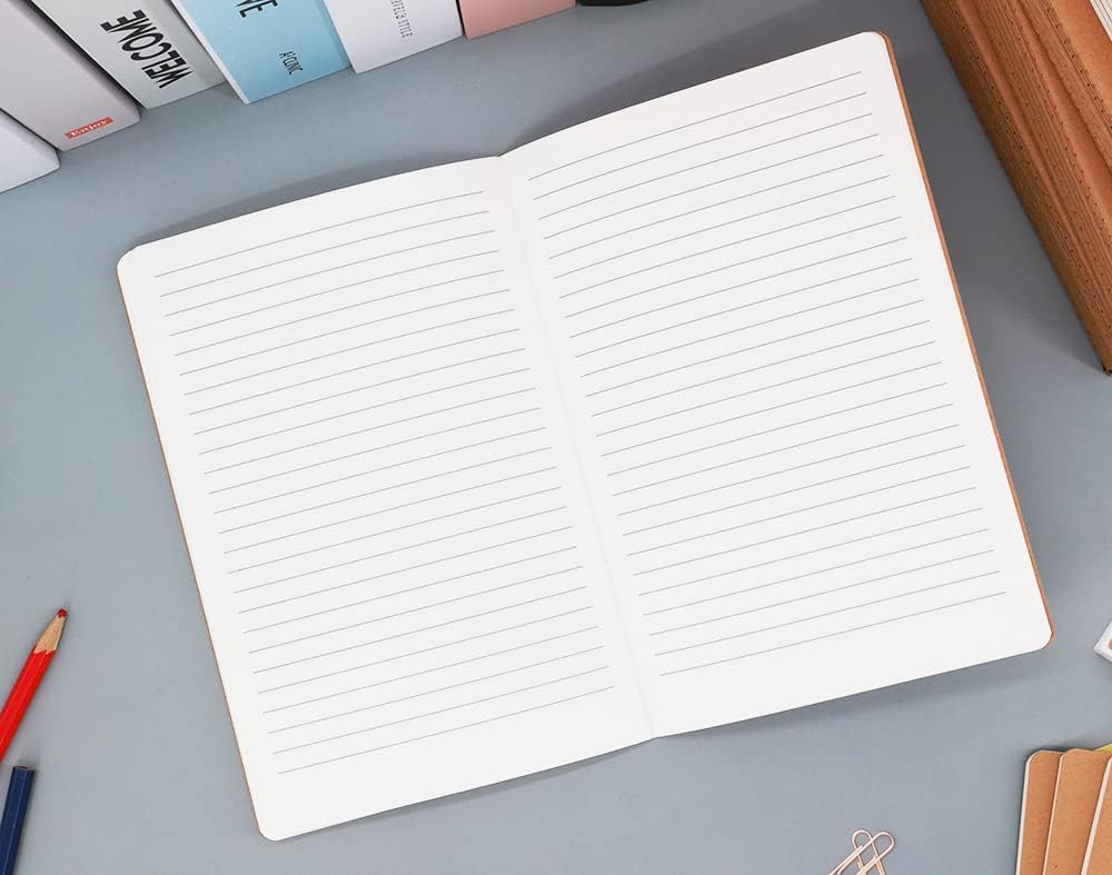 32 Pack Notebook Journals for Travelers, Students and Office, Writing Diary Subject Notebooks Planner with Thick Paper, 60 Pages, 30 Sheets, 8.3x5.5 inch, A5 Size, Travel Journal Set (Lined)