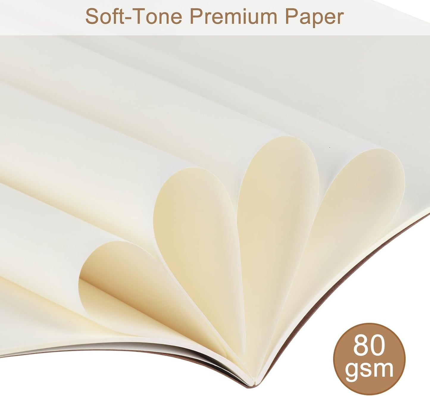 ZCZN 24 Pack A5 Kraft Notebooks Bulk, 8.15x5.5 Inches Blank Journaling Notebooks, Notebooks for Work, Composition Notebooks for School, Journal notebooks for kids, 60 Pages