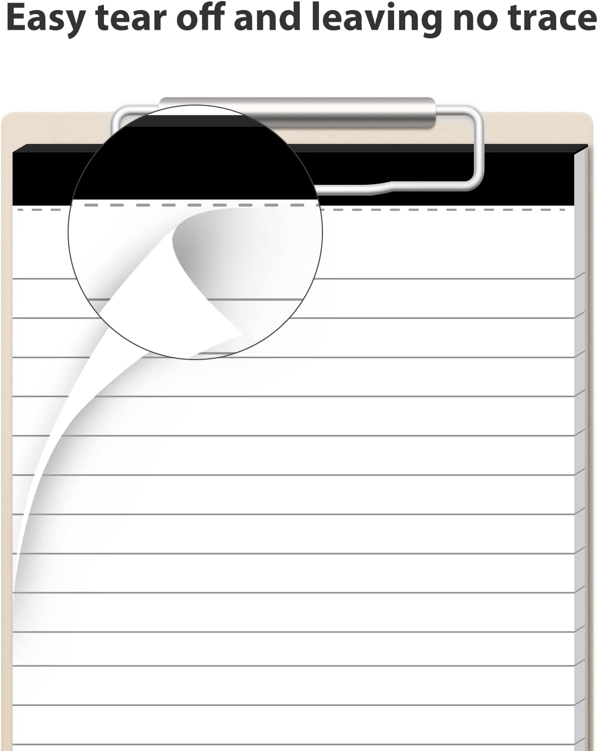 Notepad for Daily Planning and Organization of Work – 4 x 6-inches Lined Paper – Thick Bright White Paper – 30 Pages – Note Pads Ruled Pages – Pack of 8