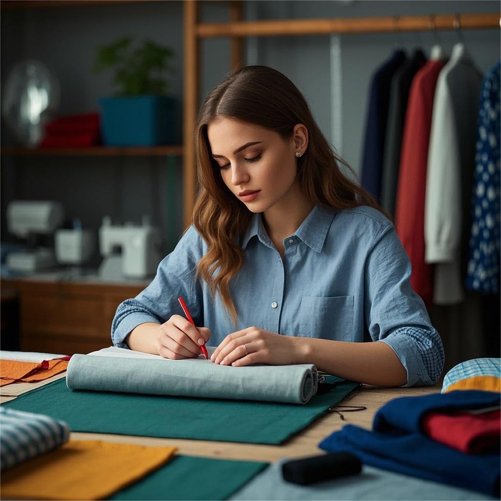 Heat Erasable Fabric Pen with 20 Refills for Tailors Sewing, Quilting, Crafts And Dressmaking Disappearing Ink, Red