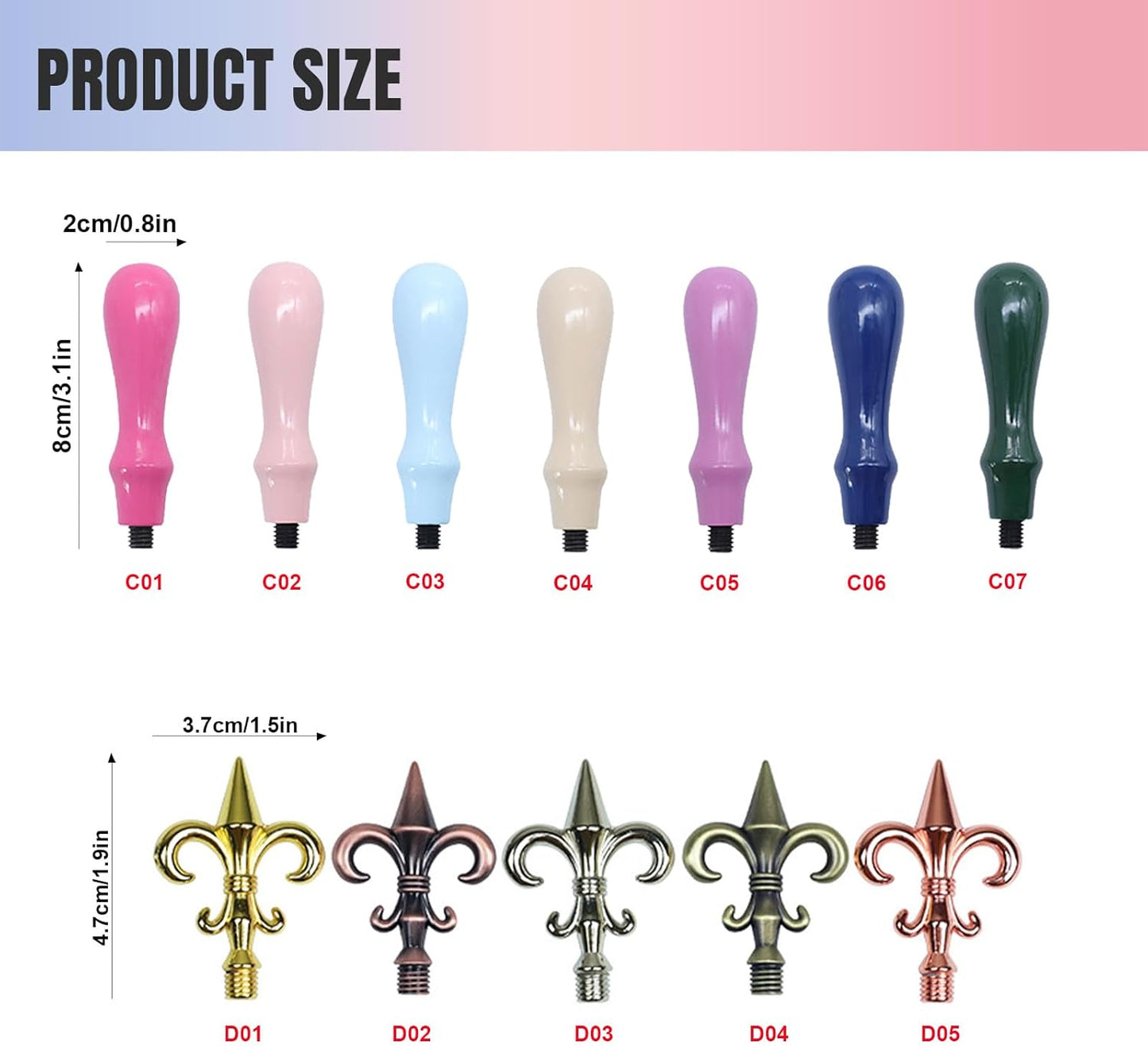 Personalized Wax Seal Stamp Custom Sealing Wax Stamp with Your Own Design Picture/Logo Customized for Wedding Invitation Wine Decoration Envelopes Christmas Gift and Graduation Gifts