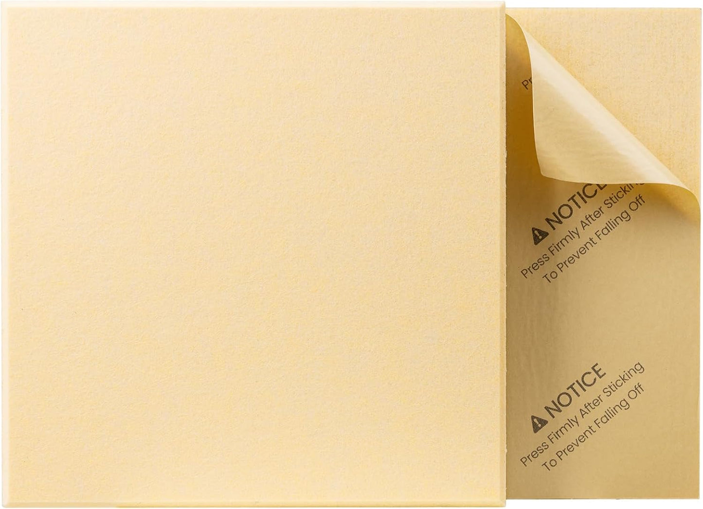 12 Pack Self-Adhesive Acoustic Panels, 12" X 12" X 0.4" High-Density Sound Proof Foam Panels for Walls, Soundproof Wall Panels for Home & Office (Apricot Pink)