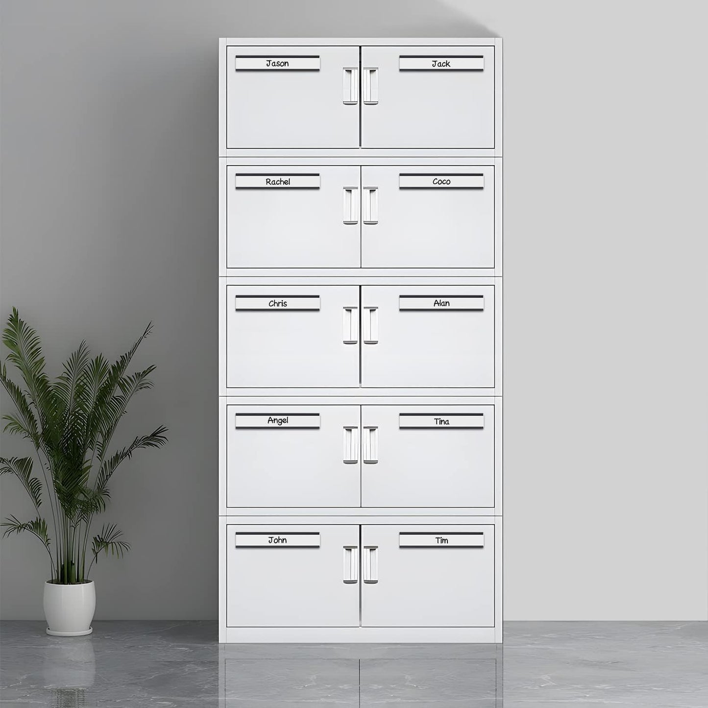 Magnetic Label Holder 0.78"X4",Magnetic Labels for Shelving,Magnetic Data Card Holders File Cabinet Labels,Pack of 50