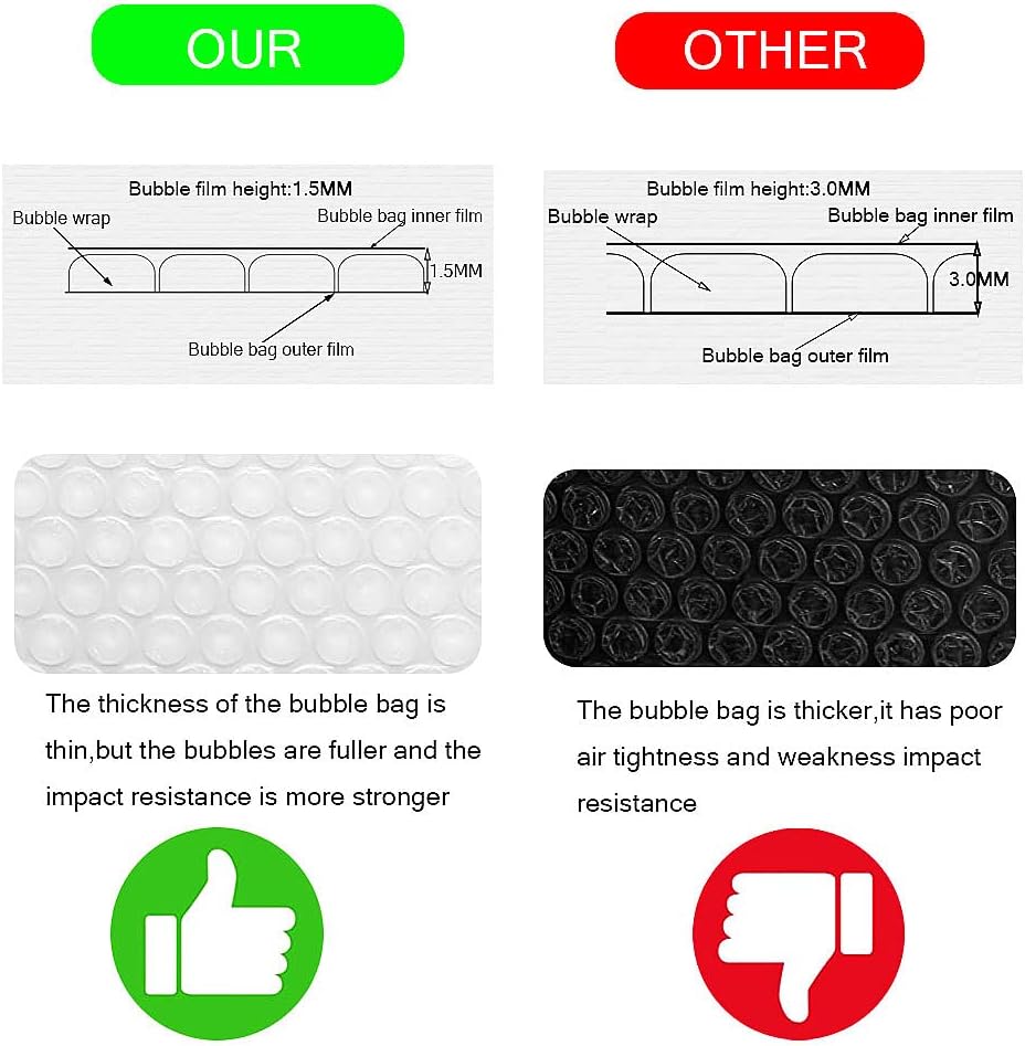 packbabol Kraft Bubble Mailers 6x10 Inch 50 Pcs,Small Self-Sealing Mail Shipping Bags,Yellow Padded Envelopes #0