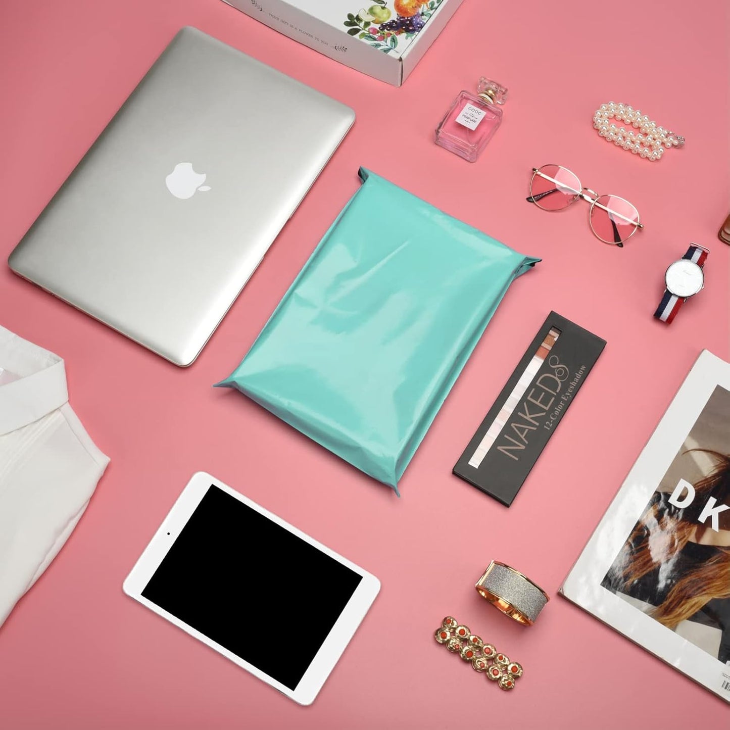 Metronic Poly Mailers 10x13 100 PC, Small Shipping Bags Mailing Envelopes Self Seal, Mailers Poly Bags for Shipping Waterproof and Tear-Proof, Mailing Bag Packaging Bags for Small Business, Teal