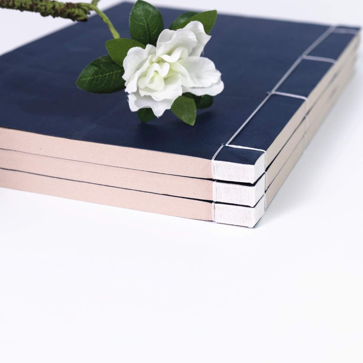 KYMY Half Sheng Shu Xuan Paper/Calligraphy Kanji Small Script Book, Lettering Writing Drawing Paper with Vertical Line, Yellow: 6.3 x 10.3 Inch, 20 Sheets