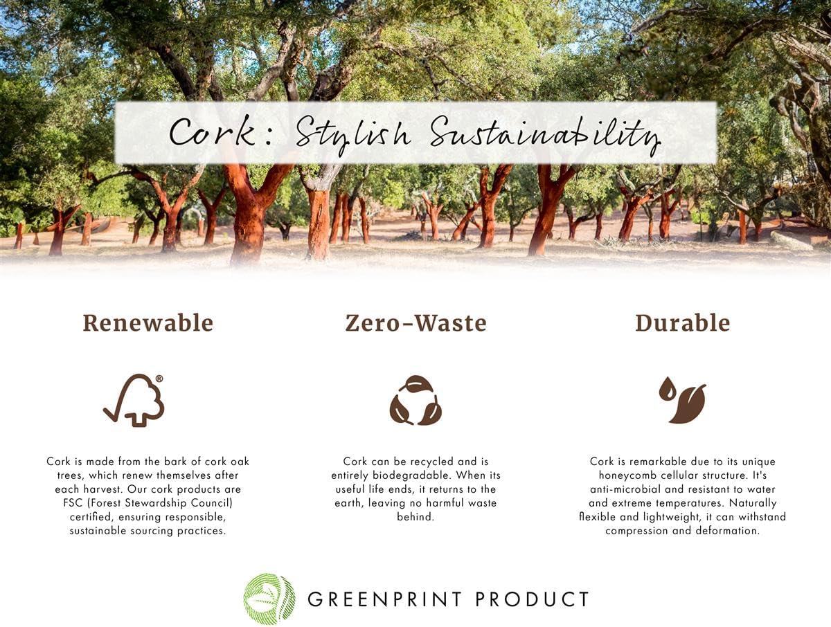 Combination Bulletin Board and Literature Rack for Wall Mount Use, Includes Cork Display Surface and 4 Brochure Pockets with Removable Dividers