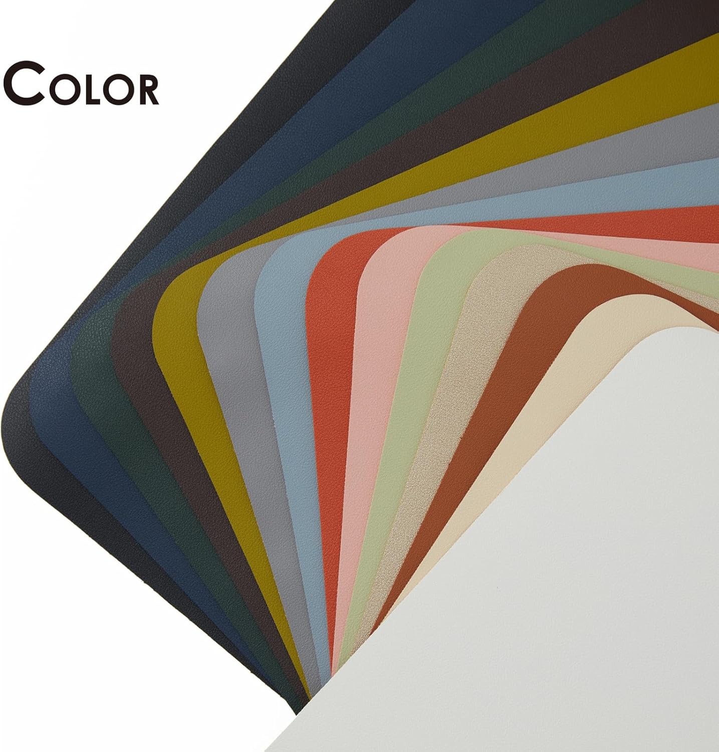 Leather Desk Mat - Non-Slip PU Desk Pad for Office and Home - Desk Organization and Accessories - Ideal for Large Mouse Pad and Desk Mats on Top of Desks (Silver,27.6"x 13.8")