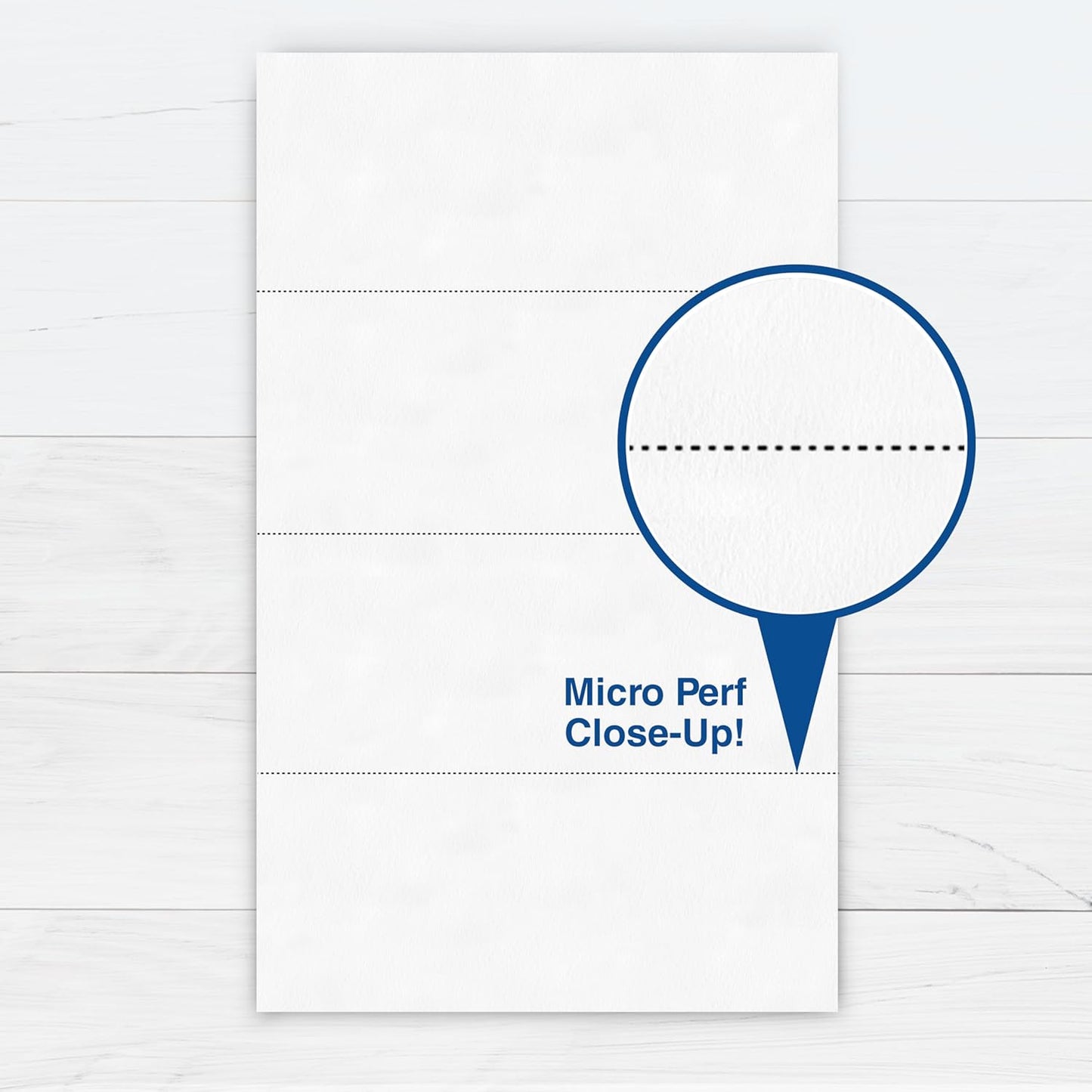 PrintWorks Professional 4 Part Legal Perforated Paper 8.5” x 14” - Perfect For Statement Use - Made in the USA - 2500 Sheets - 24 lb - Printer Compatible - White (04177)