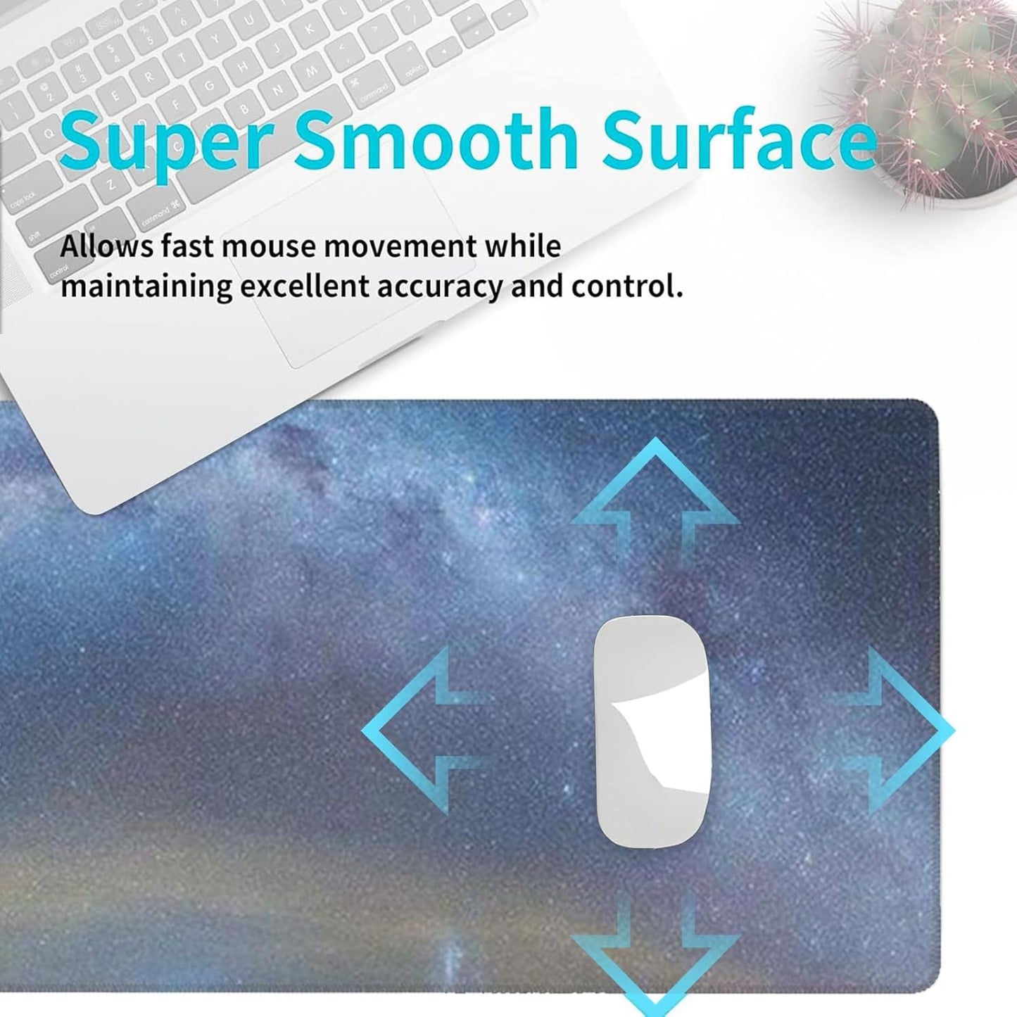 Chicken Gaming Mouse Pad, Desk Mat, Non-Slip Rubber Base Cool Aesthetic MousePads for Computer Laptop Keyboard Office School Home Desktop Decor 31.5" x 11.8"