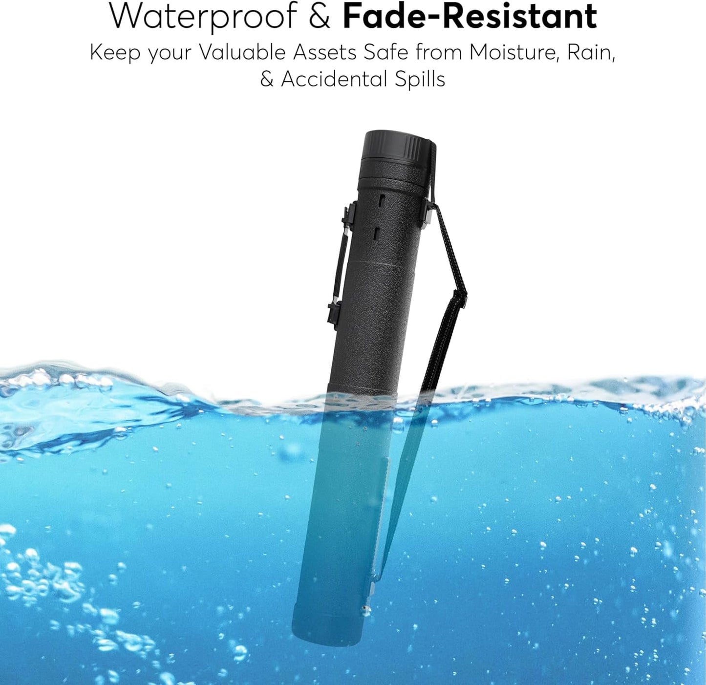 Extendable Poster Tubes For Storage - Blue Print, Mailing Tube, Arrow Tube, Art Carrying Case, Paper Tubes, Paint Tube Storage, Poster Bag, Packing Tubes, Drawing Case, Map Storage, Organizer