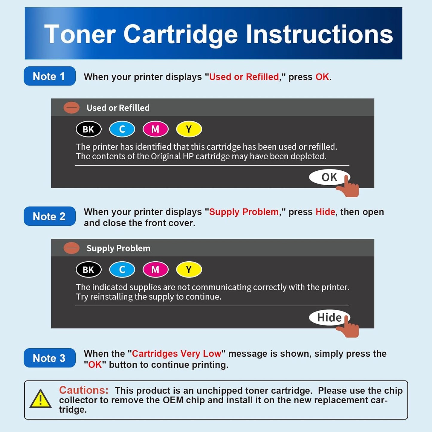 InkNI 218X Toner Cartridges 4 Pack High Yield (No Chip) Replacement for HP 218X W2180X for HP 218A for HP Color Laserjet Pro MFP 3301FDW 3201DW 3301SDW 3301CDW Printer Ink W2180A (4 Pack, B/C/Y/M)