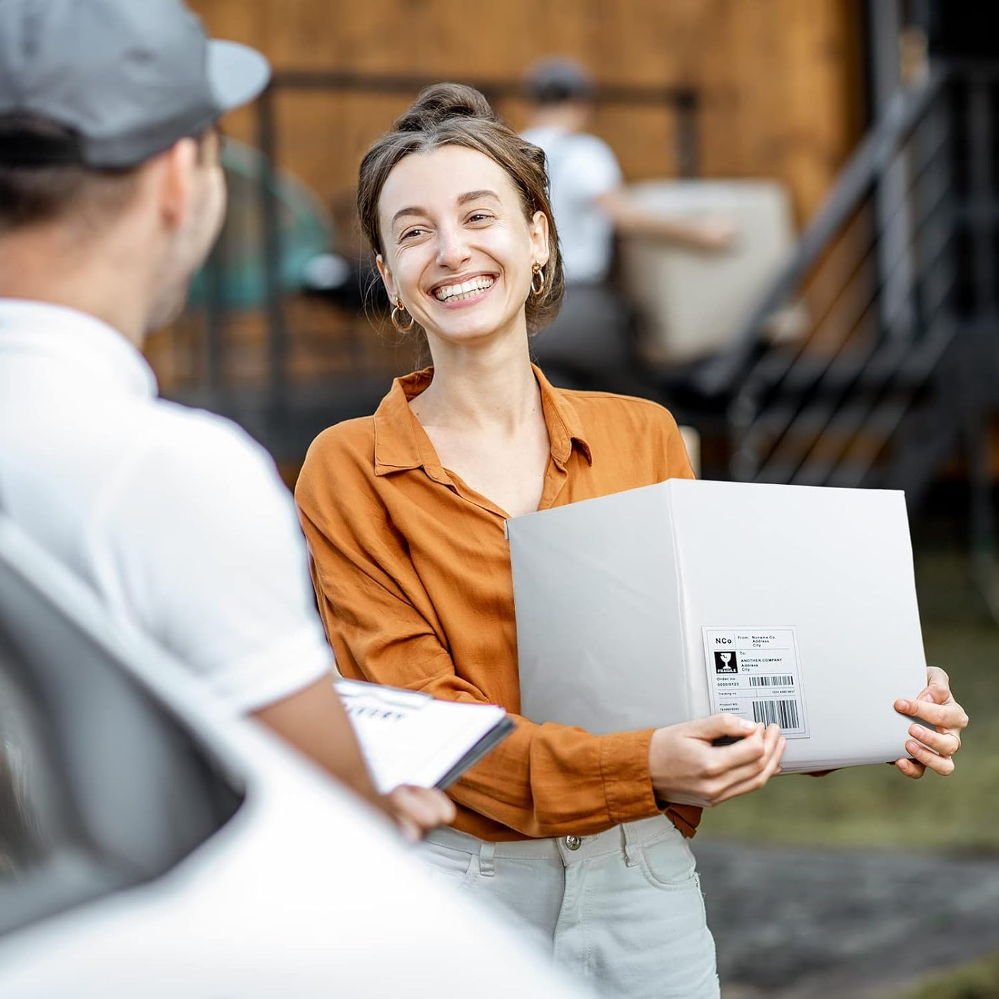 Metronic Poly Mailers 14.5x19 200 Pcs | Large Shipping Bags for Clothing | Strong Adhensive Mailing Bags for Small Business, Shipping Envelopes Bags, Tear-resistant Package Bags White