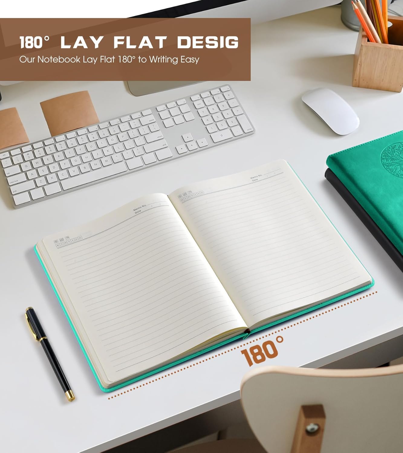 Lined Journal Notebook for Women Men,256 Pages B5 Large Hardcover Leather Journals for Writing,Travel,Business,Work,School,College Ruled Notebooks for Note Taking,Diary Notepad 7.8"×10.2"