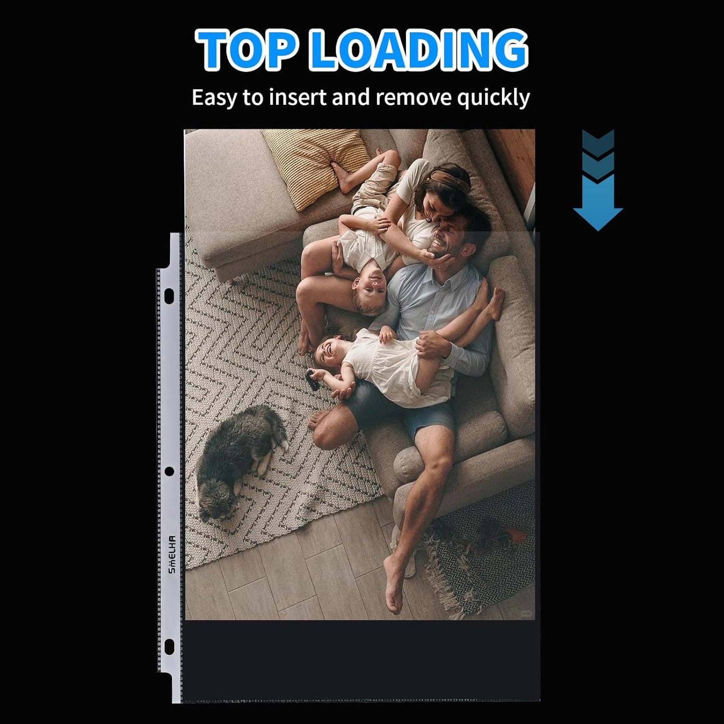 Sheet Protectors 600 Page,Page Protector 8.5" x 11" ,Upgraded Thick Material,for 3 Ring Binder, Top Loading Paper Protector with Reinforced Holes,Holds Multiple Sheets