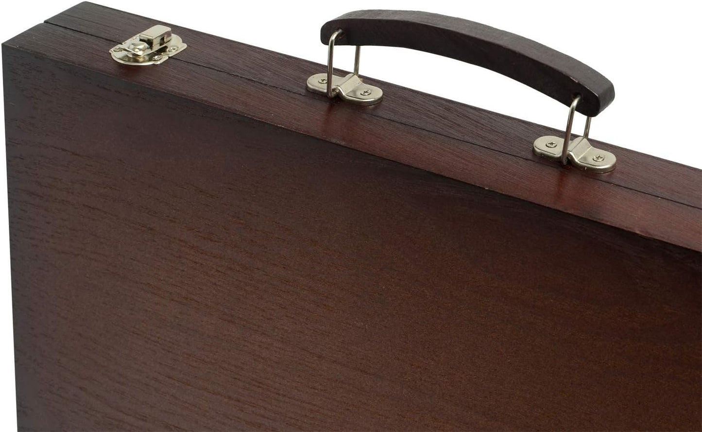 Sketching Drawing Art Set,58pcs Professional Wooden Artist Kit with Sketchbook,Complete Sketching,Charcoal Pencils and Tools,Ideal for Teens,Kids,Adults,Artists,Beginners(Wooden Case-58pcs)