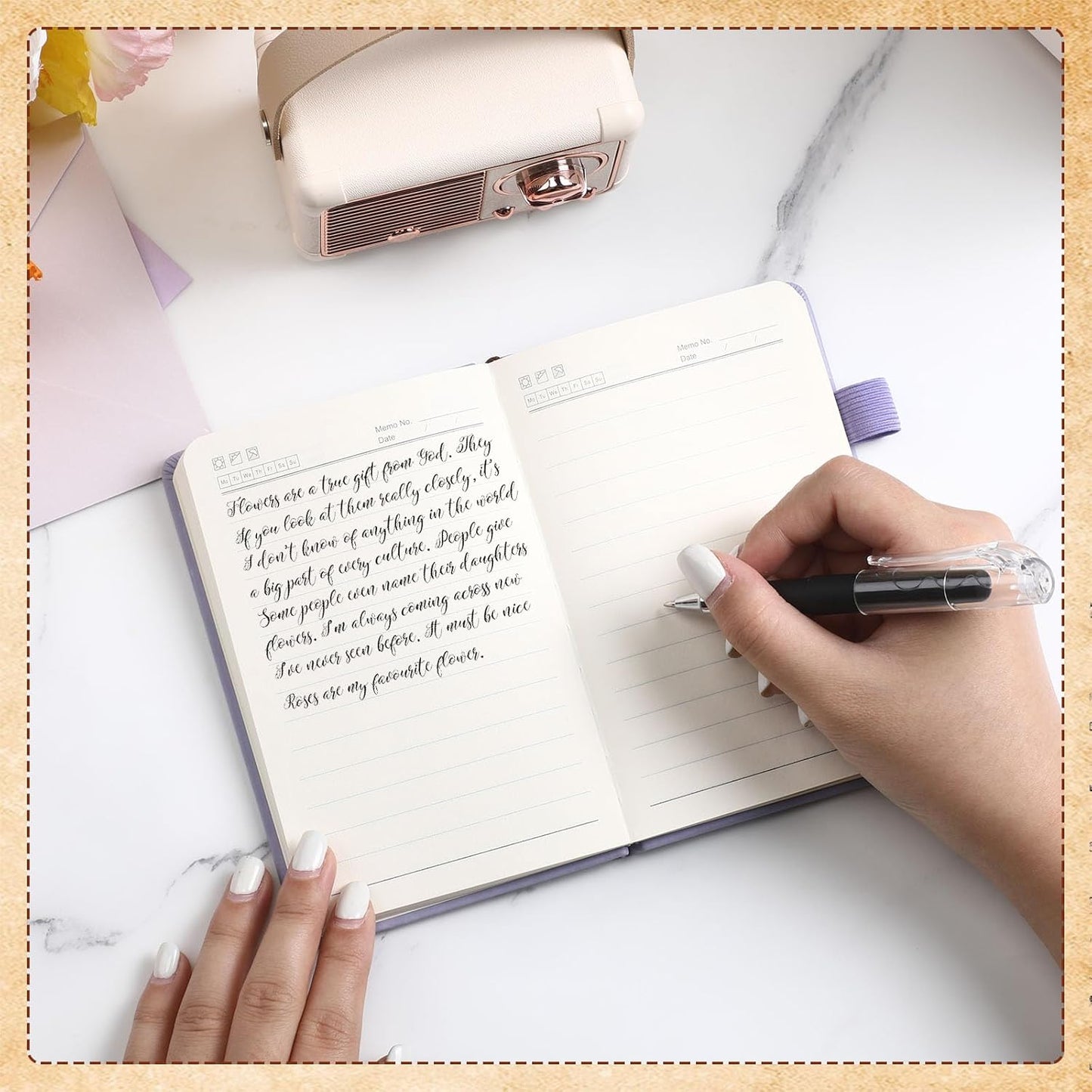 Estune Tree Small Notebooks Pen Leather Lined Pocket Subject Notebooks Hardcover Pocket Notepad Cute Ruled Leather Journals with Pen Holder for Men Women School Business, A6(Retro Color,30 Set)