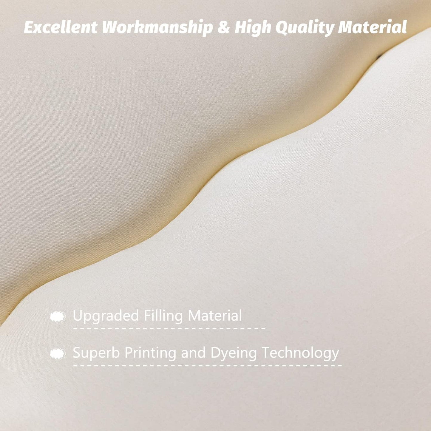 MAXYOYO Japanese Shiki Futon Mattress Floor Mattress Thicken Tatami Mat Sleeping Pad Roll Up Mattress Floor Lounger Bed Folding Couch Bed Mattress Pad for Guest Room, Off White, King