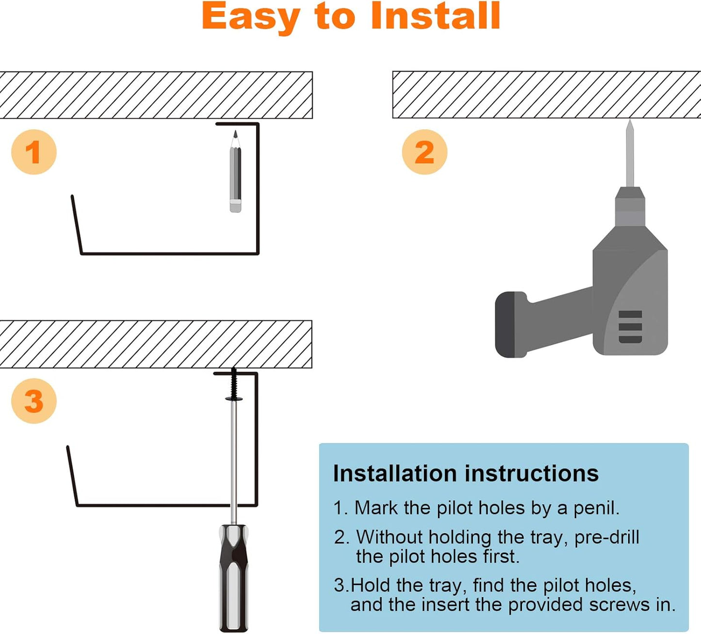 Under Desk Cable Tray - 2 Pack Cable Raceway for Wire Management. Metal Wire Organizer for Office, Studio and Home. Super Sturdy Cord Organizer for Desk - White Cable Management Under Desks