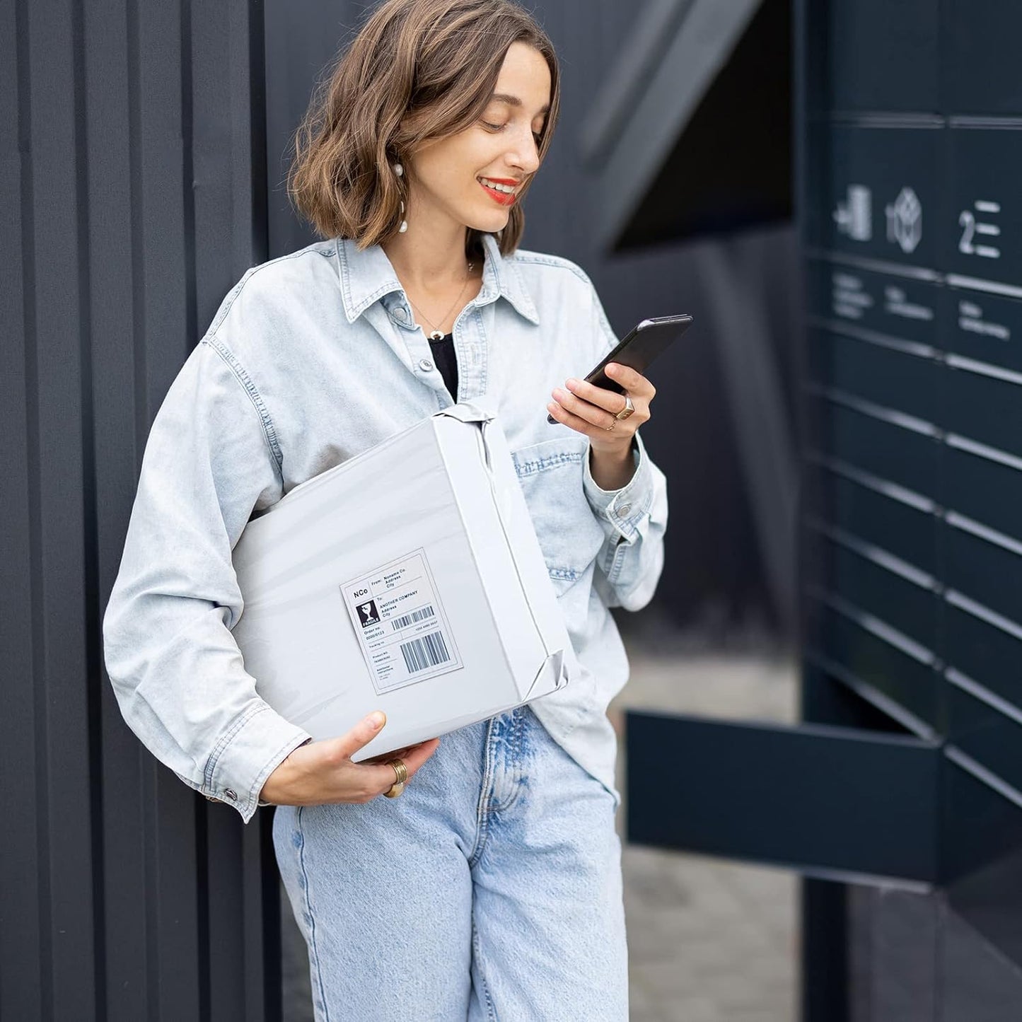 Metronic Poly Mailers 24x24 300 Pcs Large Shipping Bags for Clothing White Packaging Bags Strong Self Seal Adhesive Shipping Envelopes for Small Business Tear-resistant Mailing Bags Mailing Envelopes