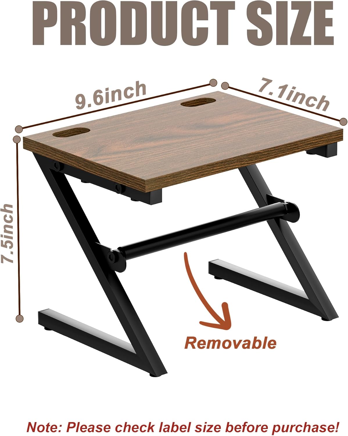 Label Holder for Rolls and Fan-fold Labels, Shipping Thermal Label Holder for Desktop Thermal Printer, Thermal Printer Accessory Supplies for Home, Office, Small Business
