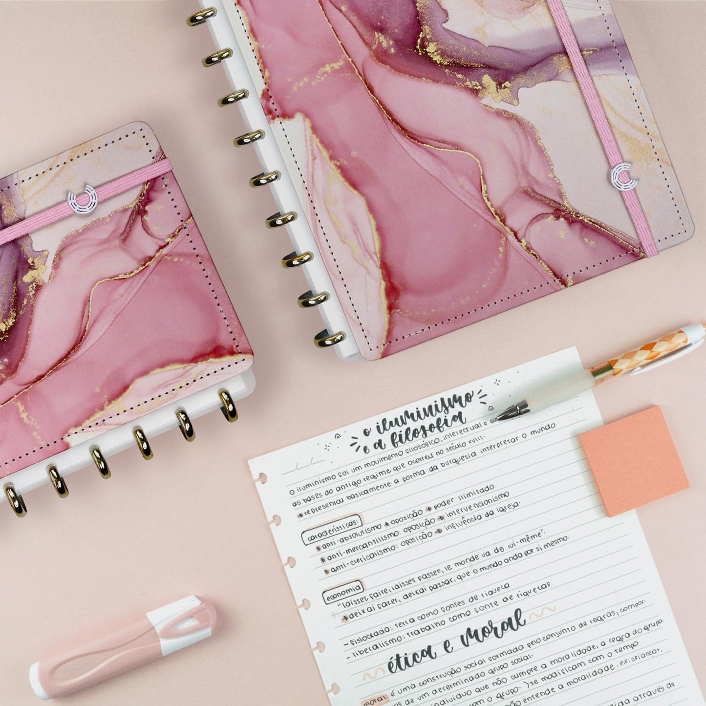 Premium Discbound Notebooks - Plan, Organize, Customize, and Conquer- Discbound Planner with 4 Tab Dividers For Work, School, Journal, or Daily Use – (AGATHA, LARGE 7.87 x 10.82 in)