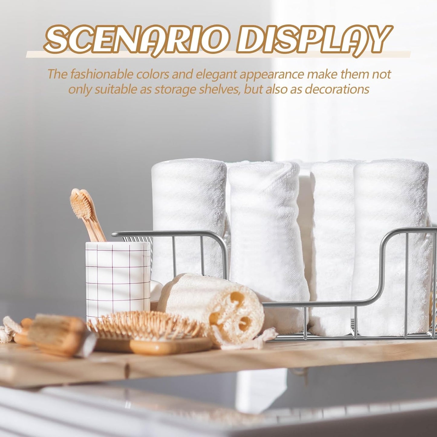 Yeaqee 6 Pcs Letter Tray Wire Paper Trays Stackable File Desk Organizer Metal File Paper Holder Basket for Desk Desktop Letter Storage for Office Home Classroom School(14'' x 10'' x 3'',Silver)