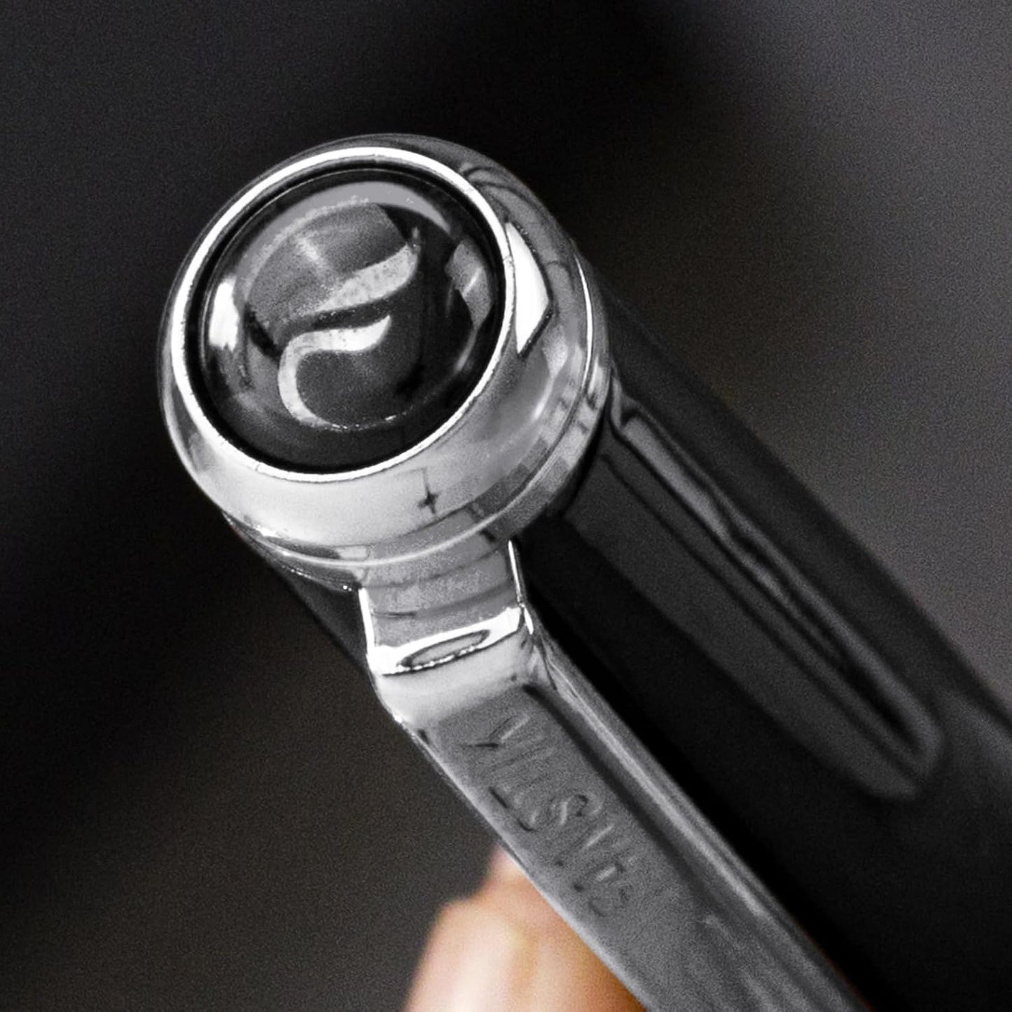 Customized Black & Silver Luxury Rollerball pen (Made In USA) fancy gift set for women, Real 24K Gold Plating, Professional executive pen gift set for men (Lux Custom-Rollerball Black-Silver)