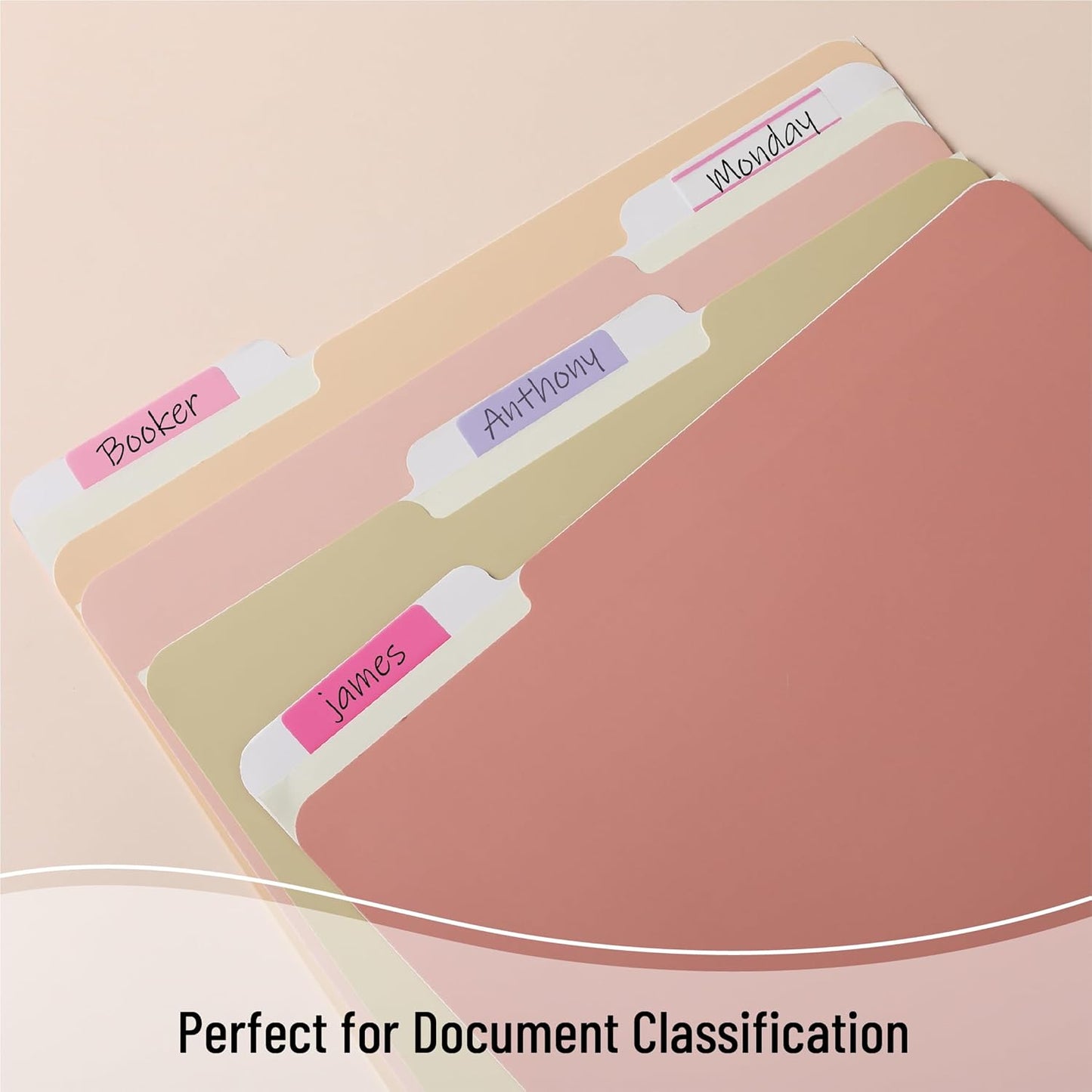 Mr. Pen- Sticky Index Tabs, 500 Pcs, 21 Sets, Colorful Sticky Tabs for Notebooks, Page Markers, Page Tabs for Binders, Page Tabs Sticky Tabs for Books, Notebook Tabs, Book Sticky Tabs for Notebooks