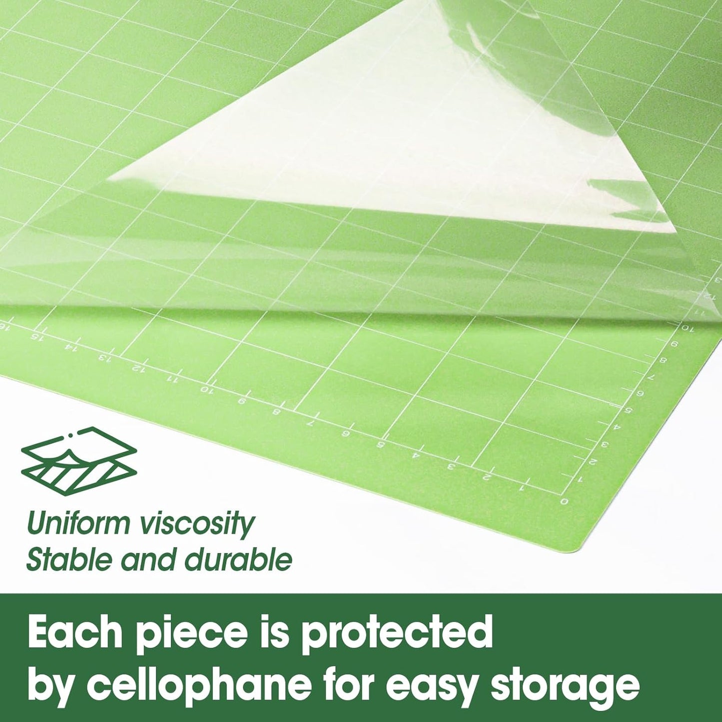 4 Pcs Cutting Mat, 12x12 Inch Standard Grip Cutting Mats for Crafts, Compatible with Cricut Maker 3/Maker 4/Maker/Explore One/Air/Air 2, Adhesive Sticky Durable Cutting Mats Accessories