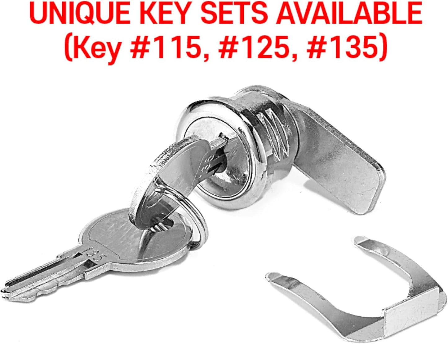 Key #115, #125, #135, Key and Lock Set 2Keys only for HK SYSTEMS 16inch Cash Drawer (P41SBU, ASIN B0F54LYM3N, B0FBBWQ7H8)